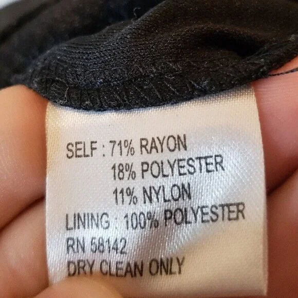 London Times Dress Women 4 Silver Black Ruffled Sheath Sleeveless Knee Length - Picture 6 of 6